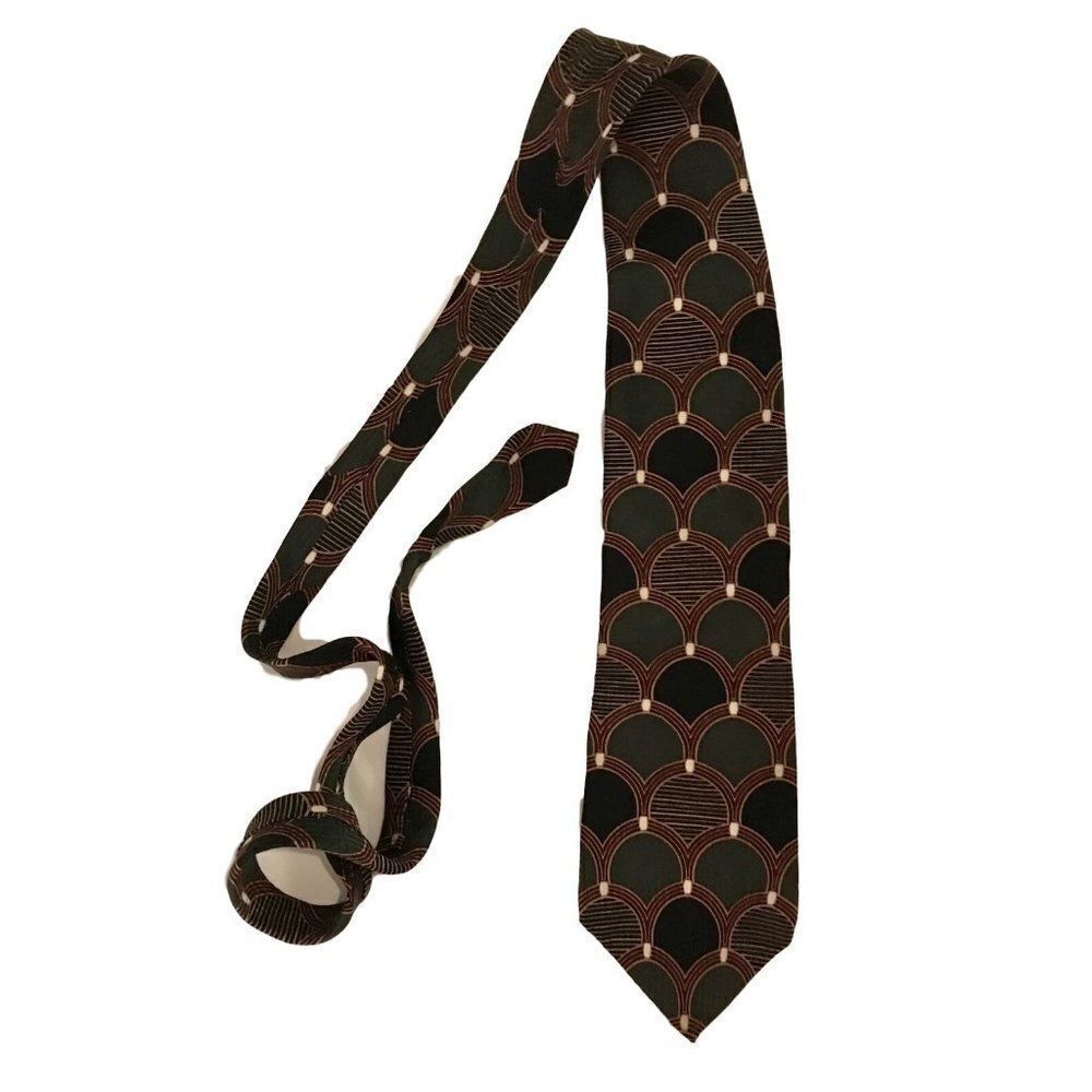 Bill Blass Black Label Asian Print Classic Mens Tie